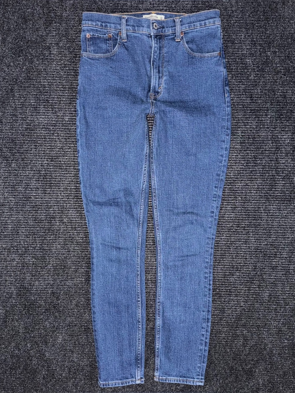 Abercrombie & Fitch Jeans The Skinny High Rise Womens 27 / 4 LONG Stretch Casual
